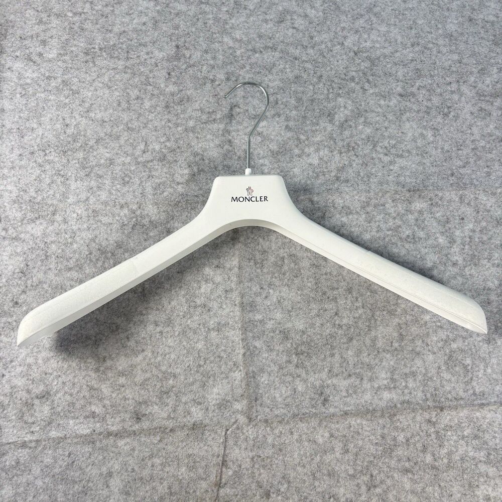 Authentic Moncler White Hanger 18" for Clothing Jackets Shirts Tops Vests